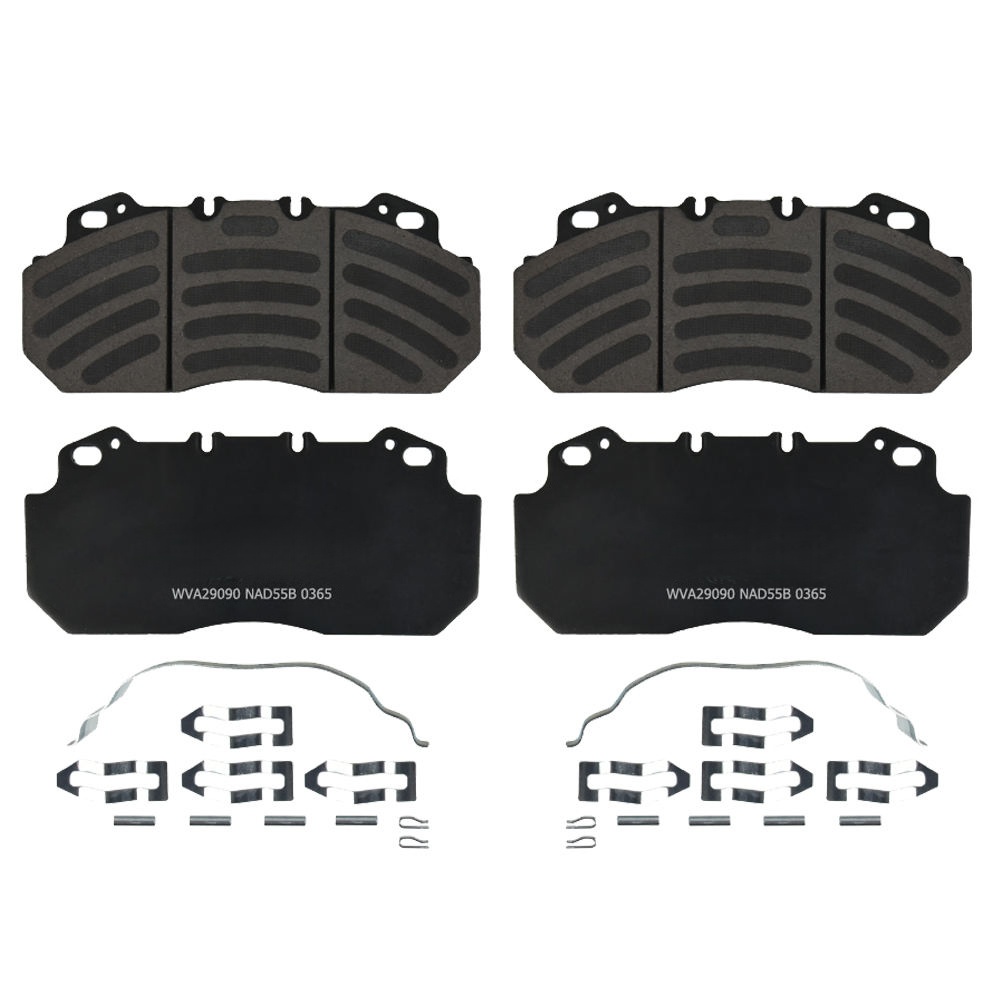 WVA29090 Front/Rear Truck Pads for Renault Agora Bus Magnum Premium Truck Tractor 04/1996-05/2000