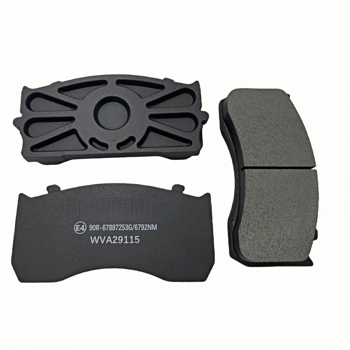 Good Quality WVA29115 Brake Pads Semi-metallic Material Break Pad for European Truck Man Truck Benz Truck