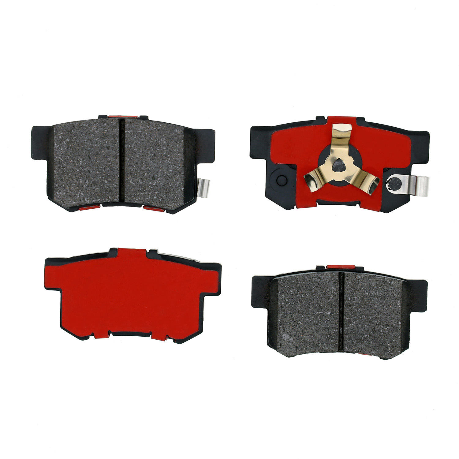 Factory Raw Material Front and Rear Ceramic Pastillas De Freno Auto Brake Pads D536 for HONDA Frenos