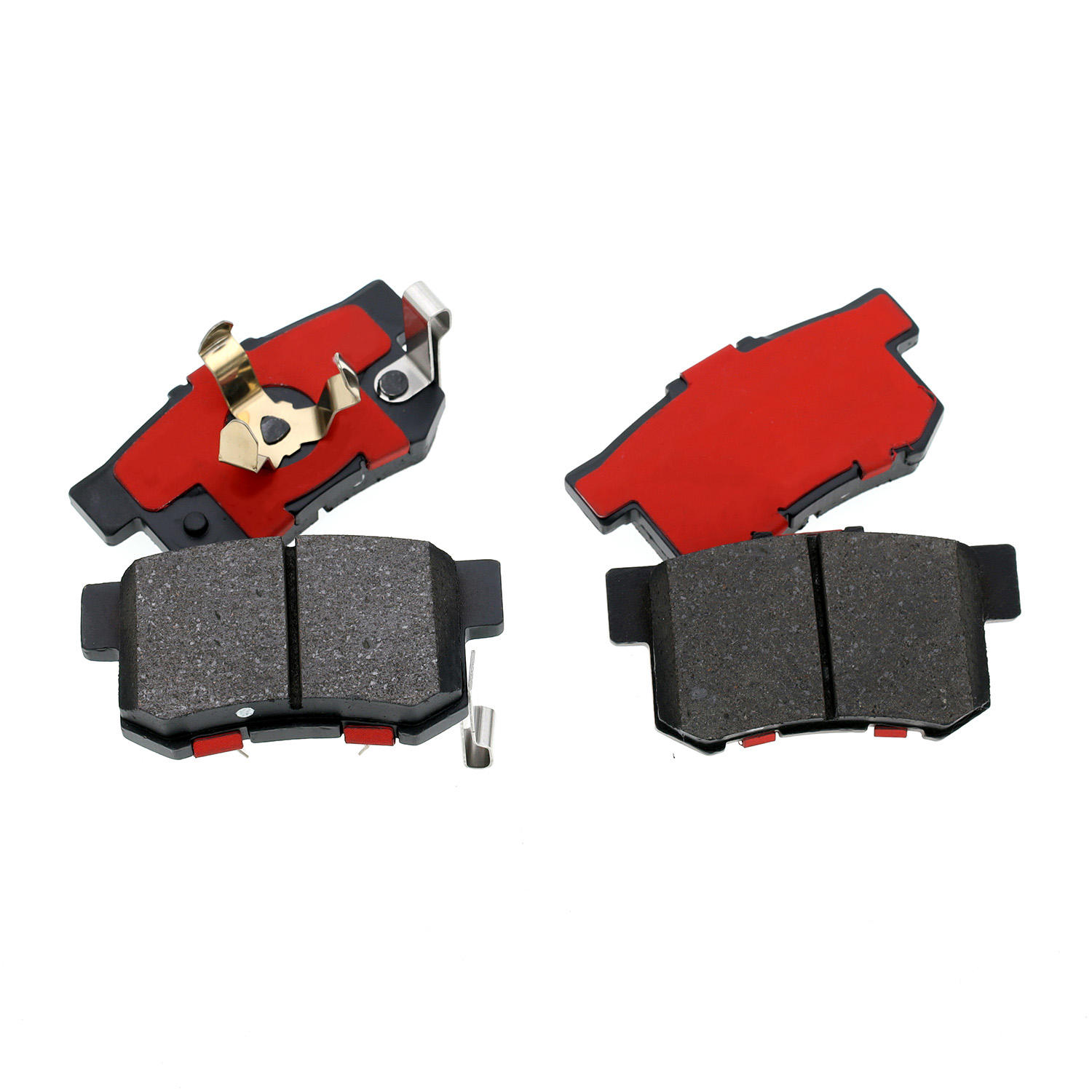 Factory Raw Material Front and Rear Ceramic Pastillas De Freno Auto Brake Pads D536 for HONDA Frenos