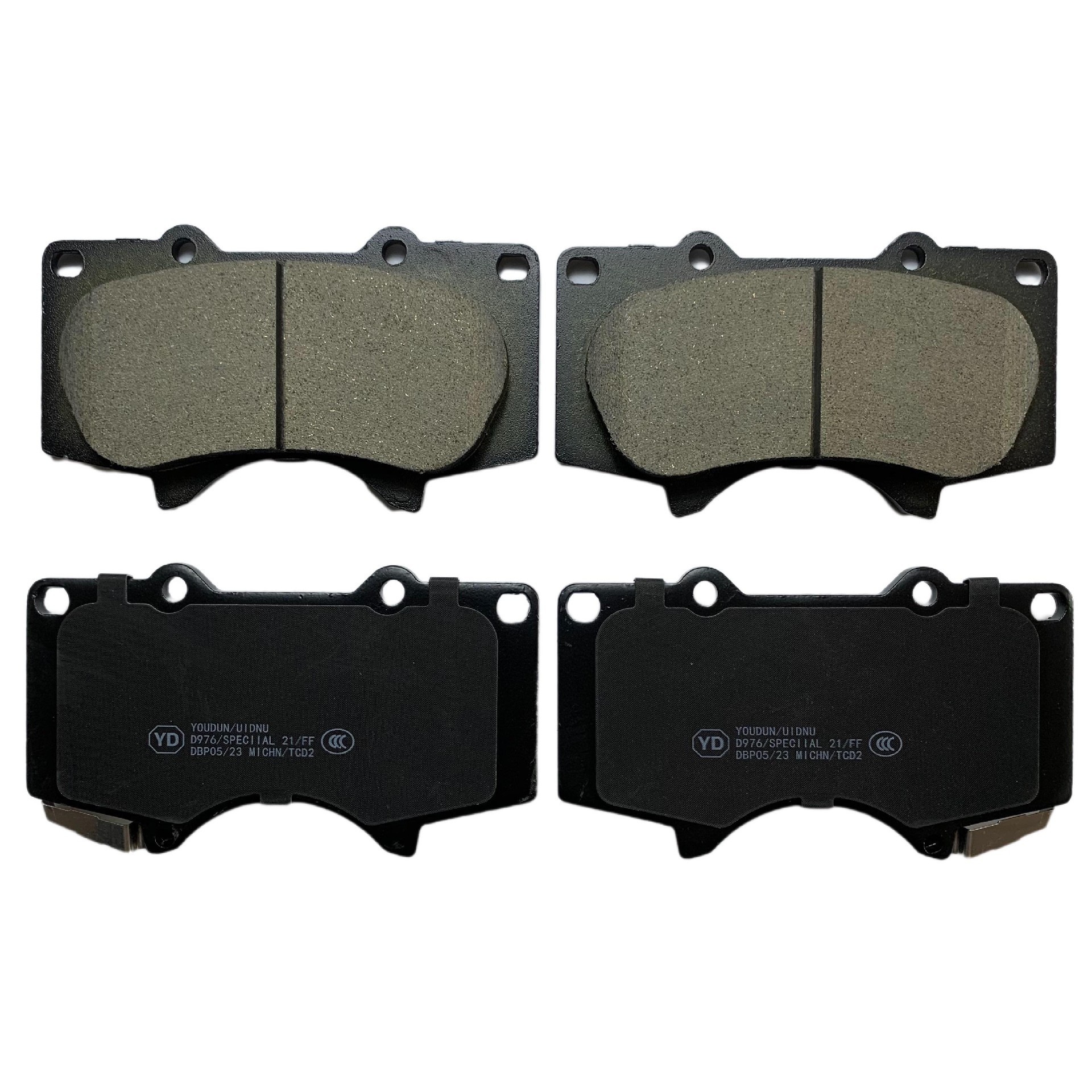 04465-0K090 04465-35290 Front Carbon Ceramic Disc Brake Pad D976 for Toyota 4 RUNNER FJ CRUISER HI-LUX Prado
