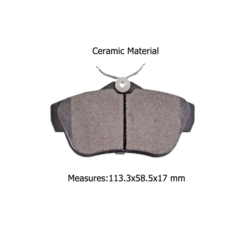 D1980-9208 Rear Brake Pads for Citroen Jumpy 1.6 2.0 HDi XSR XWR/Jumper XSA 01/2007-2016