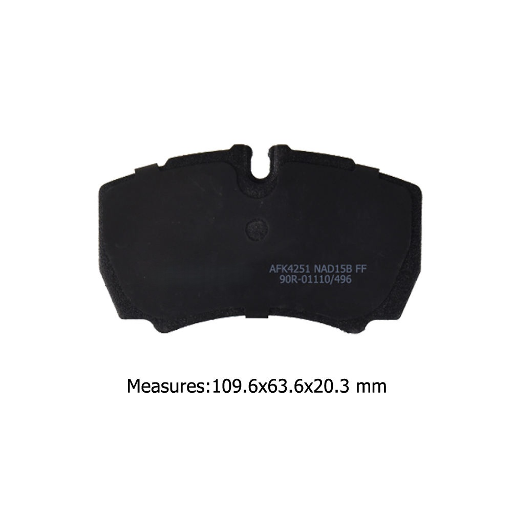 D2340-9575 Rear Brake Pads for Iveco Daily 35S14/DailyC 29L1/DailyS 35S1