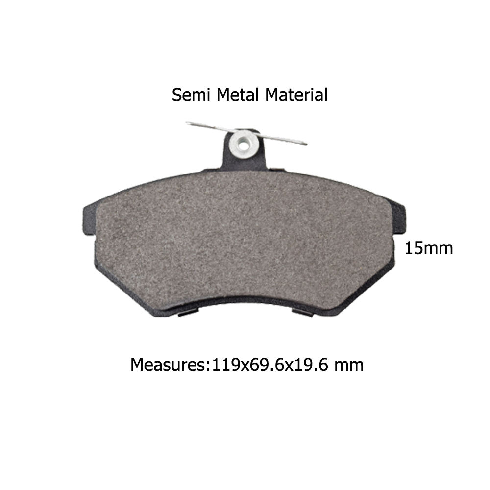 D227-7177 Front Brake Pads for Seat Cordoba Ibiza 6K1 6K2/Toledo 1L2 02/1993-12/2002