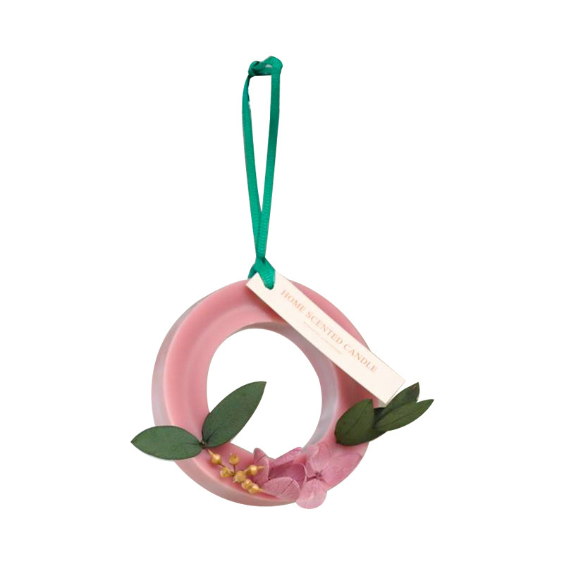 20g Round Orange Wardrobe Aromatherapy Car Fragrance Wax Tablet Long-Lasting Household Loose Fragrance Deodorizing Solid with Hand Gift Hanging Piece