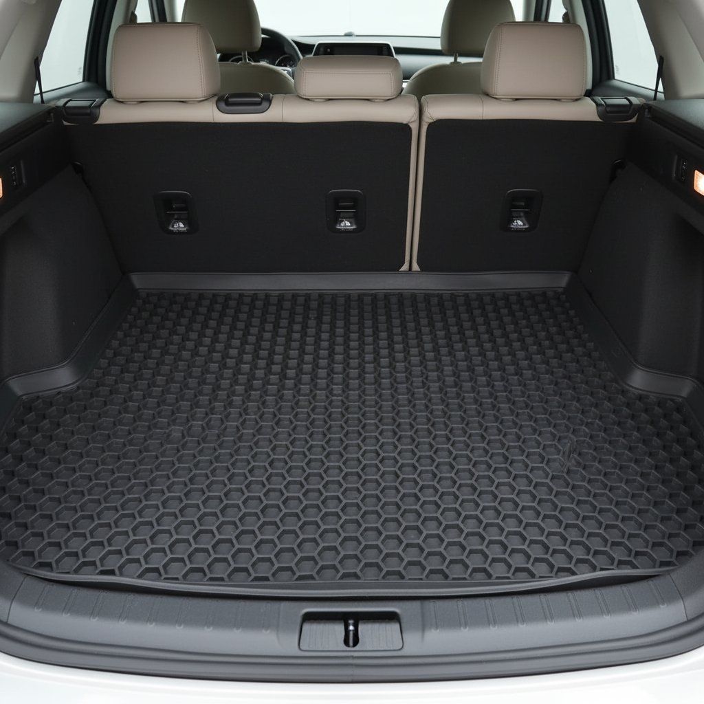 Premium Hexagonal Car Mats Set with Trunk Mat Included	