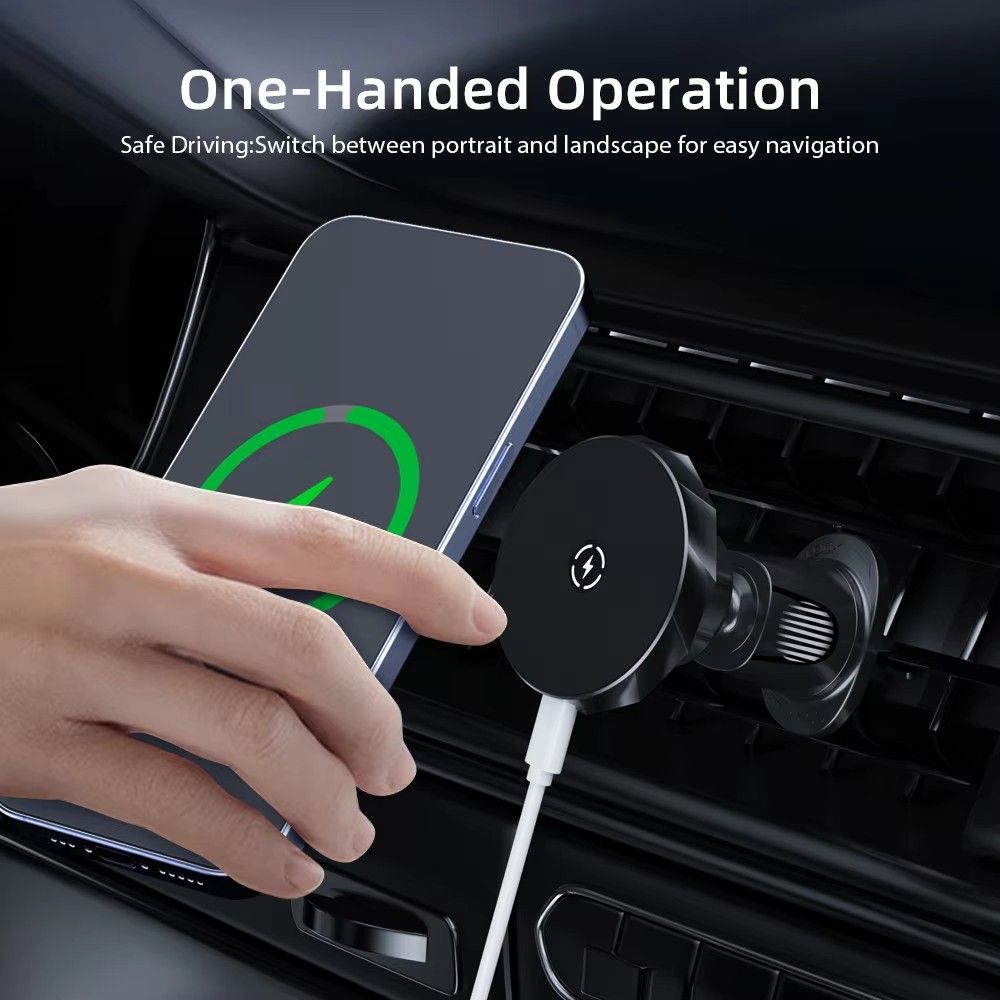 Innovative Car Air Vent Wireless Charger for Smartphones