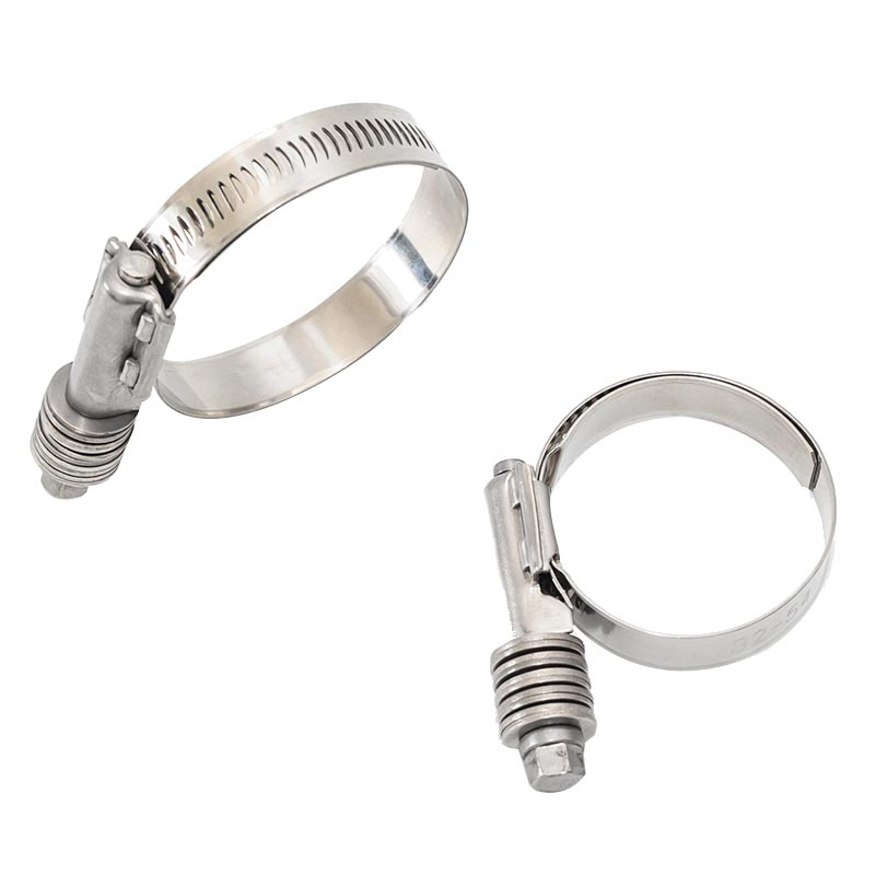 Robust Clamp with Steel Strip Design with Edge Pressing