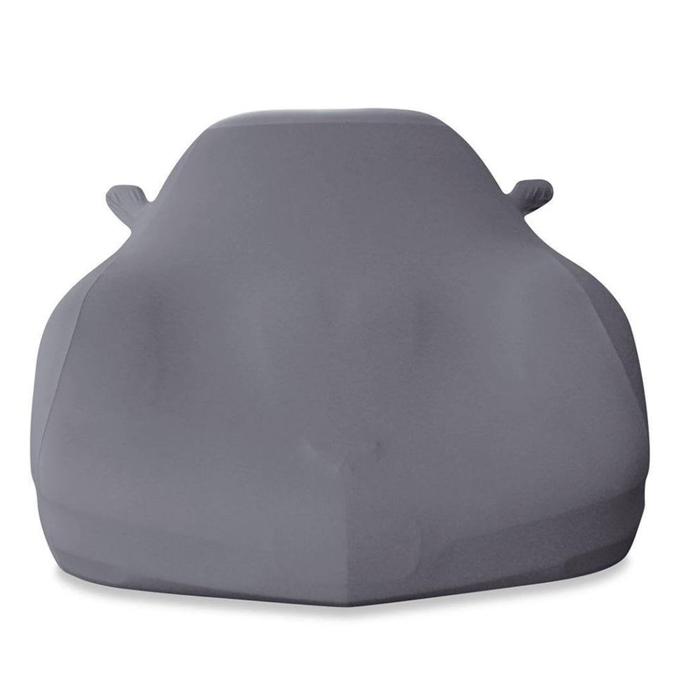 Europe Custom Logo Dust Resistant Indoor Strentch Polyester Elastic Car Cover	