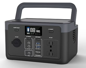 500W Portable Rechargeable Power Station Multifunctional Emergency Power Supply