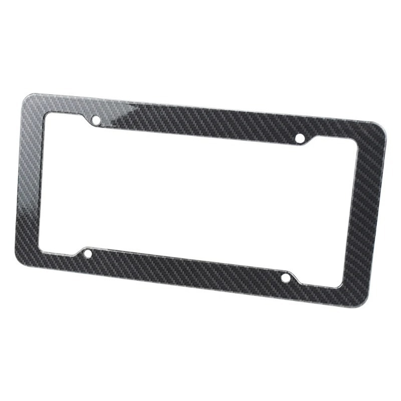 Custom Printed USA Car Standard Size Black Plastic License Plate Frame