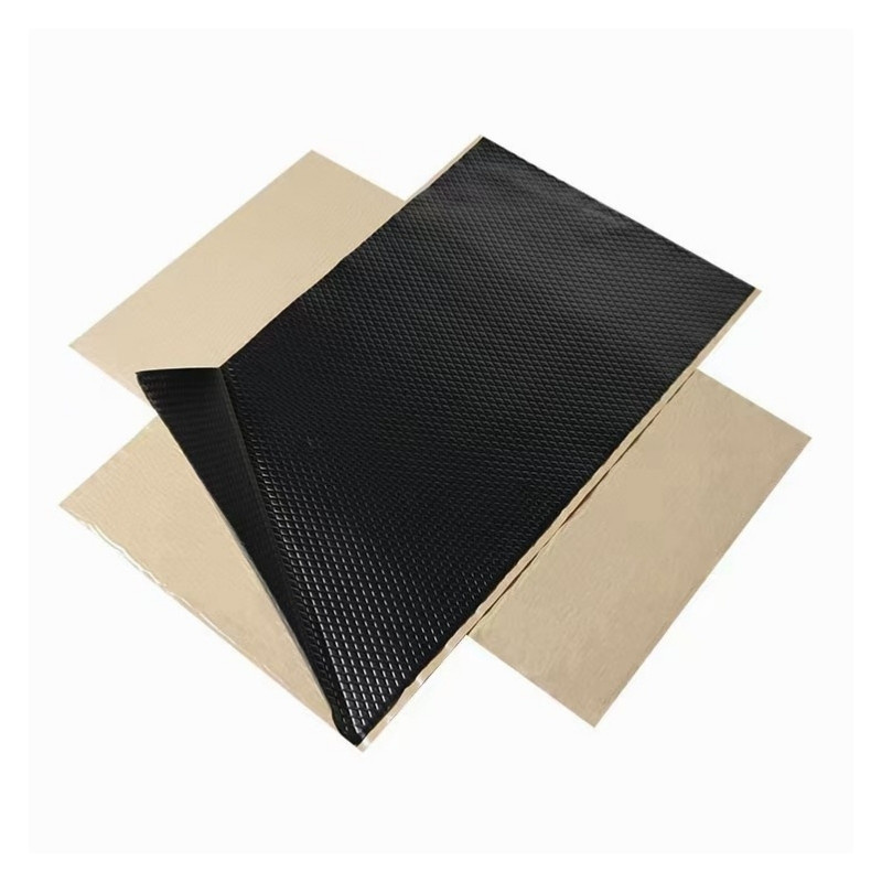 Customized Size Color Car Insulation and Silencing Mats Sewer Sound Insulation Self-Adhesive Aluminum Butyl Damping Plate