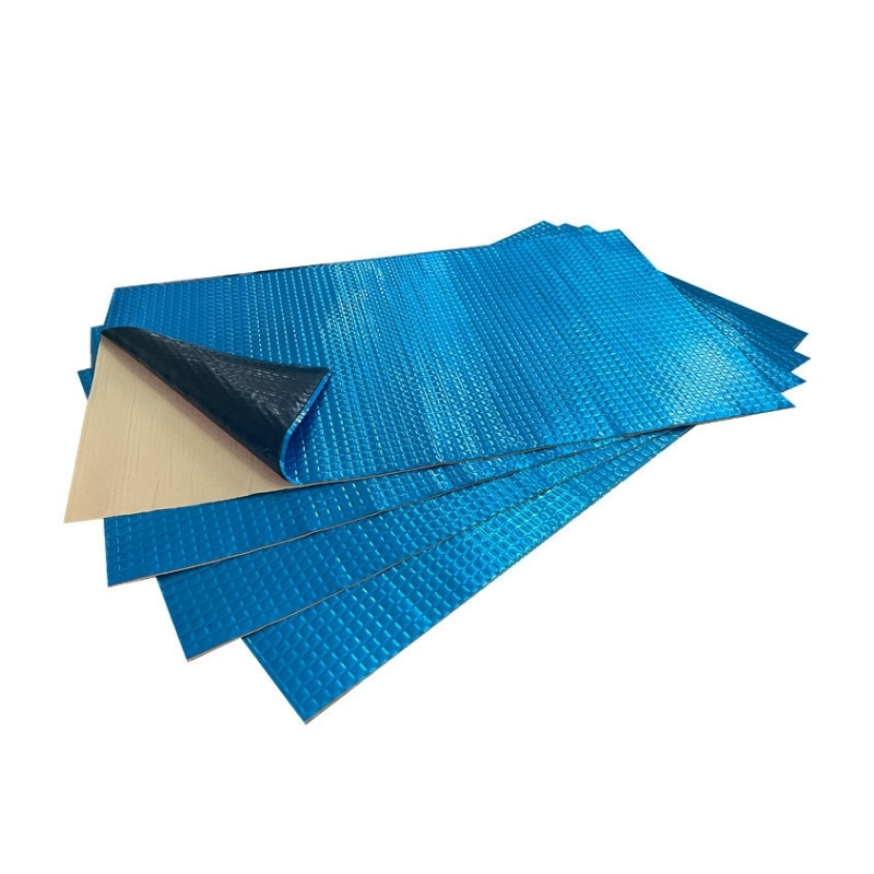 Customized Size Color Car Insulation and Silencing Mats Sewer Sound Insulation Self-Adhesive Aluminum Butyl Damping Plate