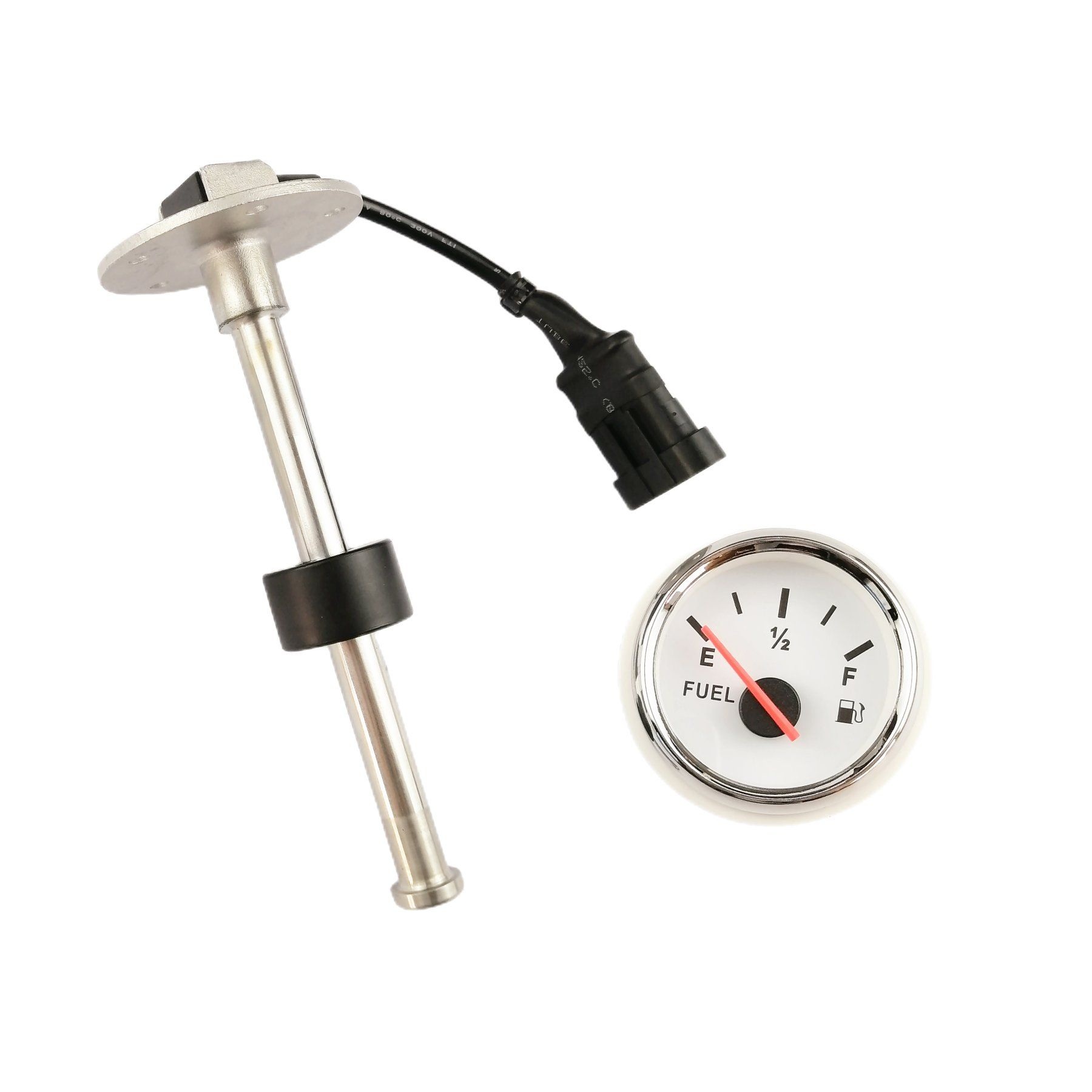 Generator Marine Vehicle Automotive Fuel Diesel Liquid Oil Water Grey Water Gasoline Propane Tank Level Sensor with Liner/Non-Liner 0-190ohm/0.5V/4-20mA Output