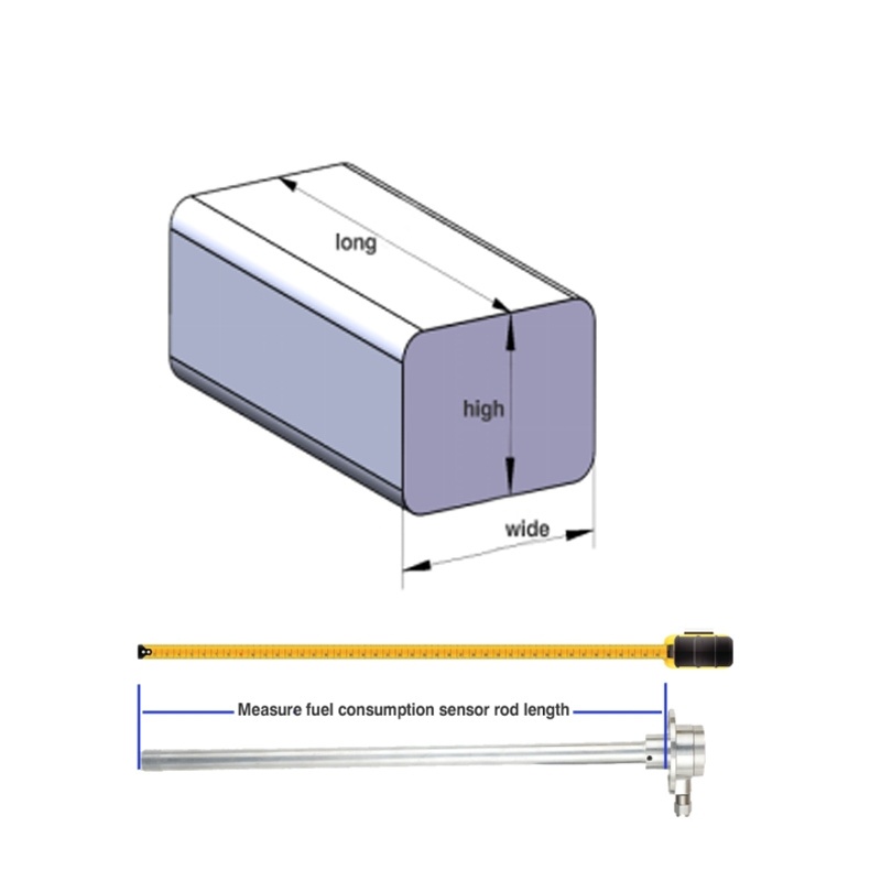 Capacitive Fuel Water Oil Diesel Tank Level Measurement Rod Liquid Level Sensor