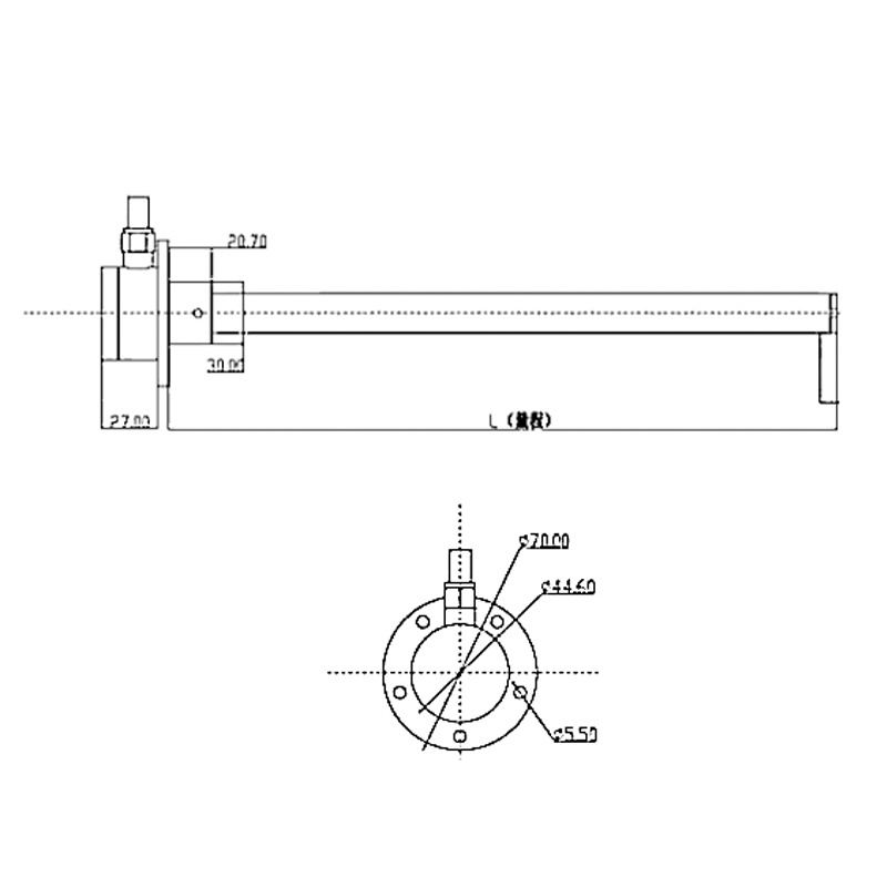 Capacitive Fuel Water Oil Diesel Tank Level Measurement Rod Liquid Level Sensor