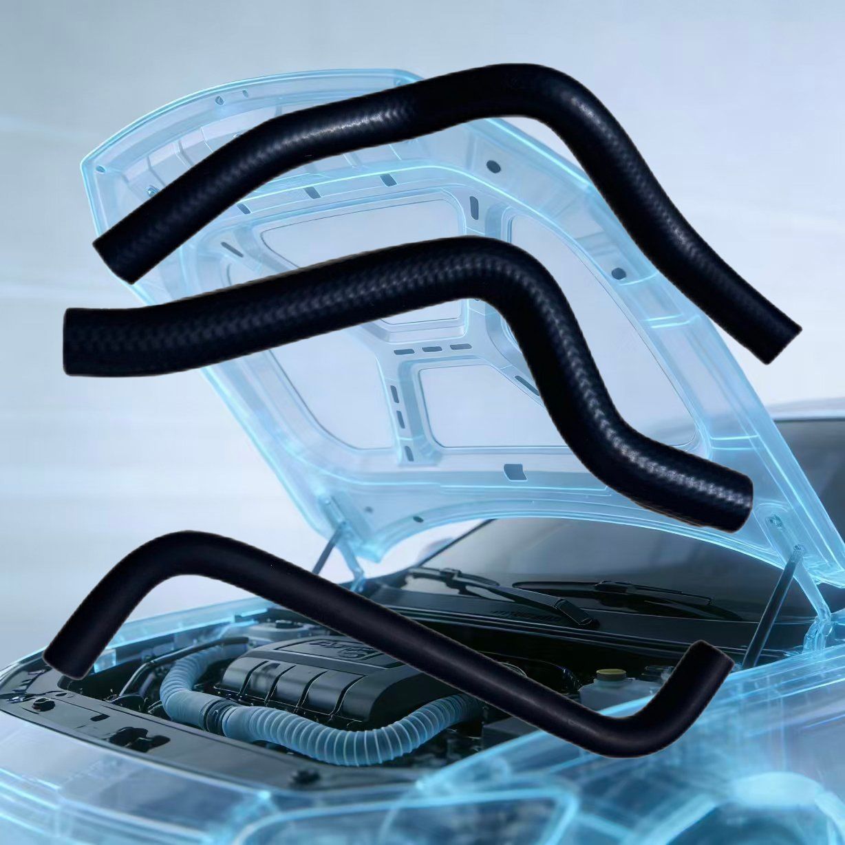 High Quality Brake Hose EPDM Rubber Flexible Air Intake Water Radiator Auto Car Parts Polymer-Reinforced Hose	