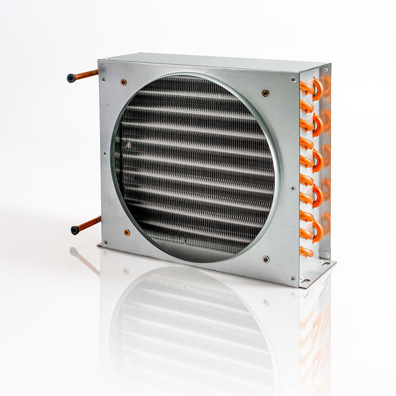 Capacitor All Size Air Cooler Heat Exchanger Copper Tube Fin Type Condenser Fan Cooling Evaporator Refrigerator Condenser for Air Conditioner